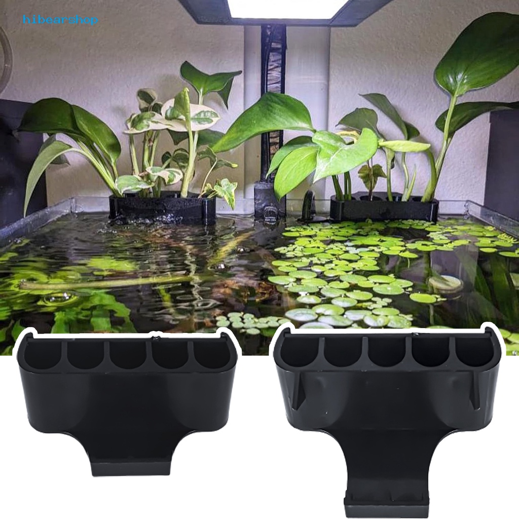 HIG-Hydroponic Storage Rack 5 Holes Fish Tank Plant Supports Rack for ...