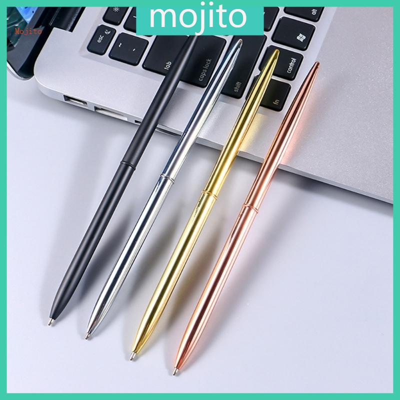 Mojito Signing Pens Set Metal Pen Attached to Desk Pen Base Stands for