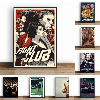 Fight Club Movie Poster Wall Art, Room Decor, Home Decor, Ar