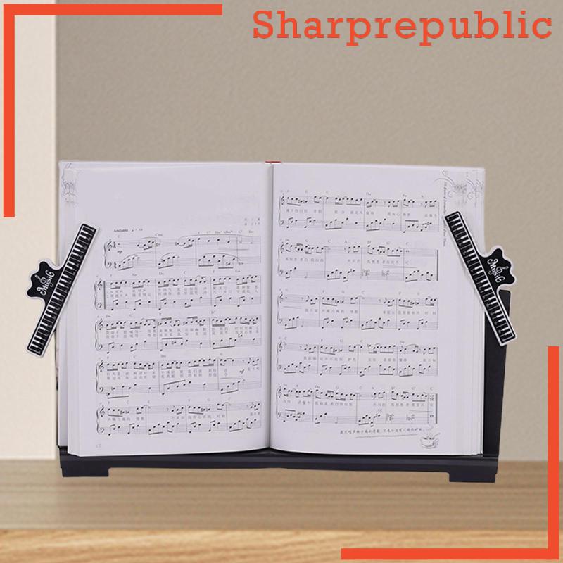 [Sharprepublic] Keyboard Music Stand Compact Book Stand with Sheet