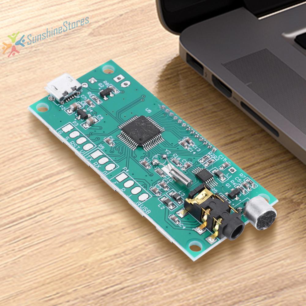 DSP PLL Wireless Microphone Board DC 3V5V Multifunction Frequency