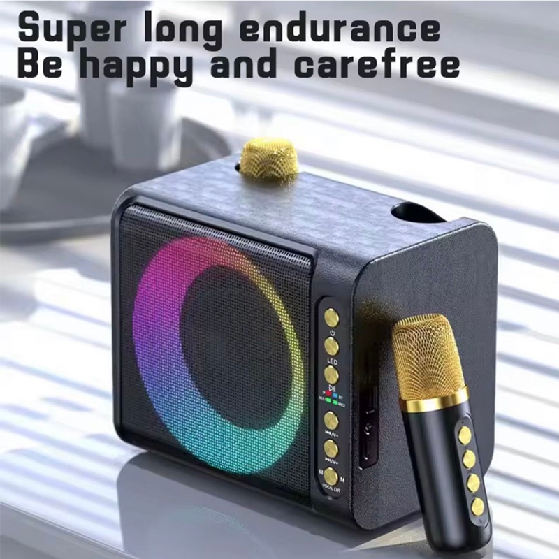 3D stereo amplifier Bluetooth speaker RGB Light wireless Bluetooth dual ...