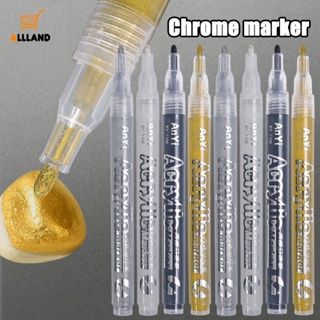 Baoke Diy Metal Waterproof Permanent Paint Marker Pens 6colors Gold And  Silver 1.5mm Craftwork Pen Art Painting Student Supplies - Paint Markers -  AliExpress