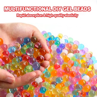 7000pcs/bag Blue Pearl Shaped Hydrogel Crystal Soil Water Beads