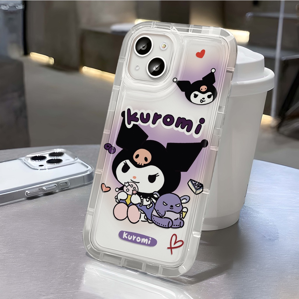 Angkop para sa Kuromi cartoon phone case OPPO A3s/A12e/Ax5 A9 A16 A74 ...