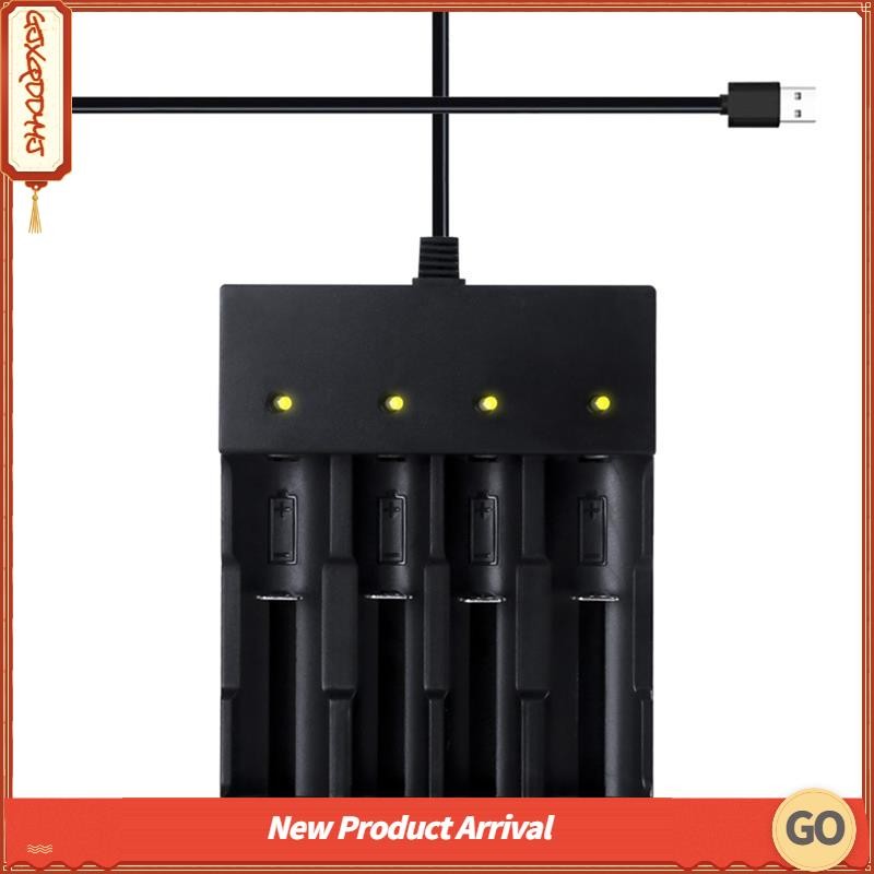 18650 Battery Charger, Universal 4 Bay Intelligent Quick Charger With LCD Display, Independent Slot For Recharging 18650 21700 26650 14500 16340 And AA AAA Rechargeable Ni-MH Batteries (Version 3.0) | Guatemala