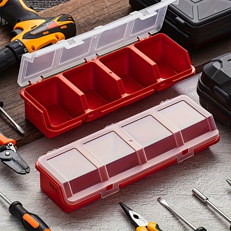 Fine Plastic Sorting Box Tool Part Container Bin with Lid Jewelry ...