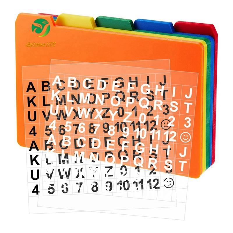 Harloon 52 Pcs Dry Erase Index Card Guide Set Include 50 Index Card - View #4