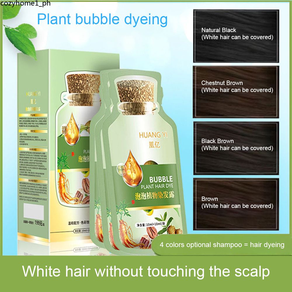 Bubble Hair Dye Plants Hair Coloring Trend Plant Hair Dye Gentle Hair Coloring Tools Long