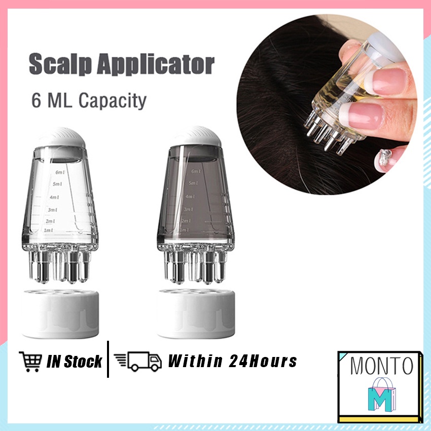 Portable Scalp Applicator Liquid Comb Hair Growth Treatment Roll Ball ...