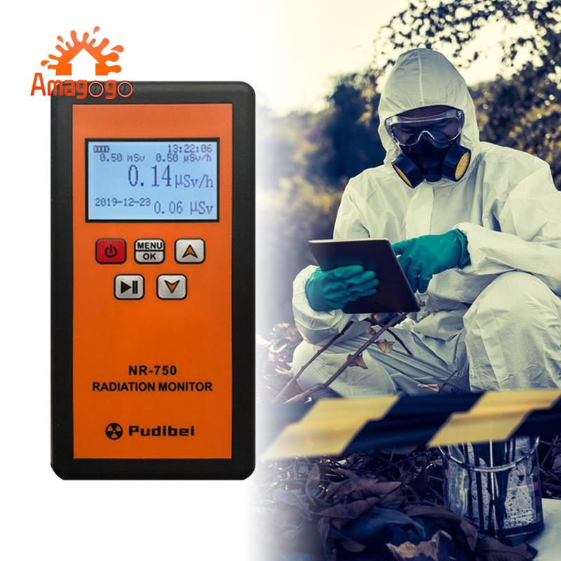 Amagogo Geiger Counter Professional High Calculation Speed Nuclear for