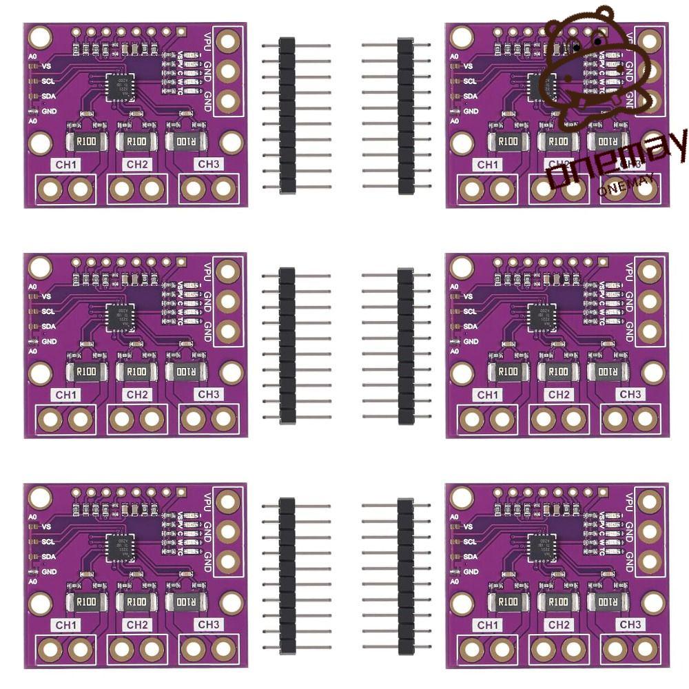 ONEMAYSHOW 6Pcs Current Voltage Monitor Sensor, INA3221 TripleChannel Monitoring Control