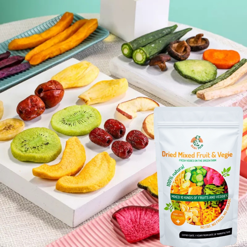 Home farm dried fruits and vegetables dried fruits veggie crisps mixed
