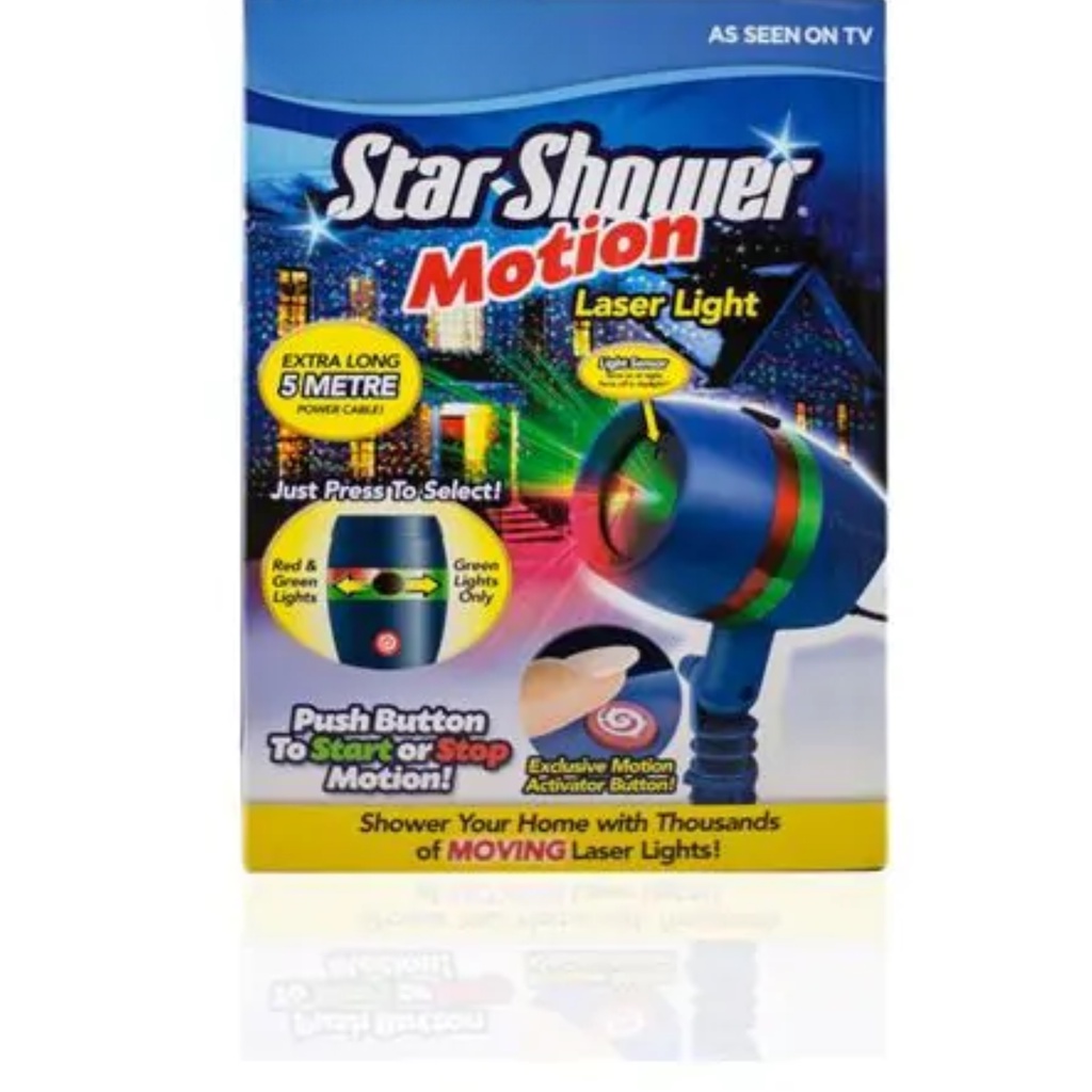 Tindahan Ni Jigz Star Shower Motion Laser Light for All Parties