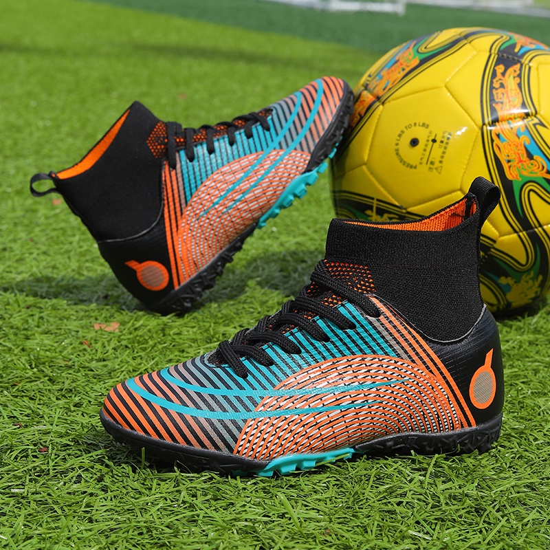 Children's soccer shoes，Outdoor Futsal Shoes，Soccer Training Shoes  size：31-41