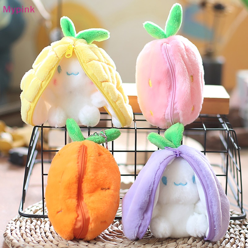 Mypink 12cm Cosplay Pineapple Strawberry Carrot Rabbit Toy Stuffed ...