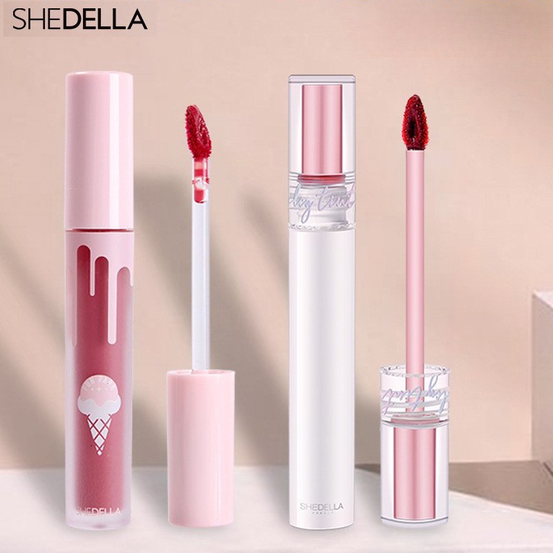 SHEDELLA Lip Glaze Mirror Lip Glaze Moisturizing Non-Drying Film ...