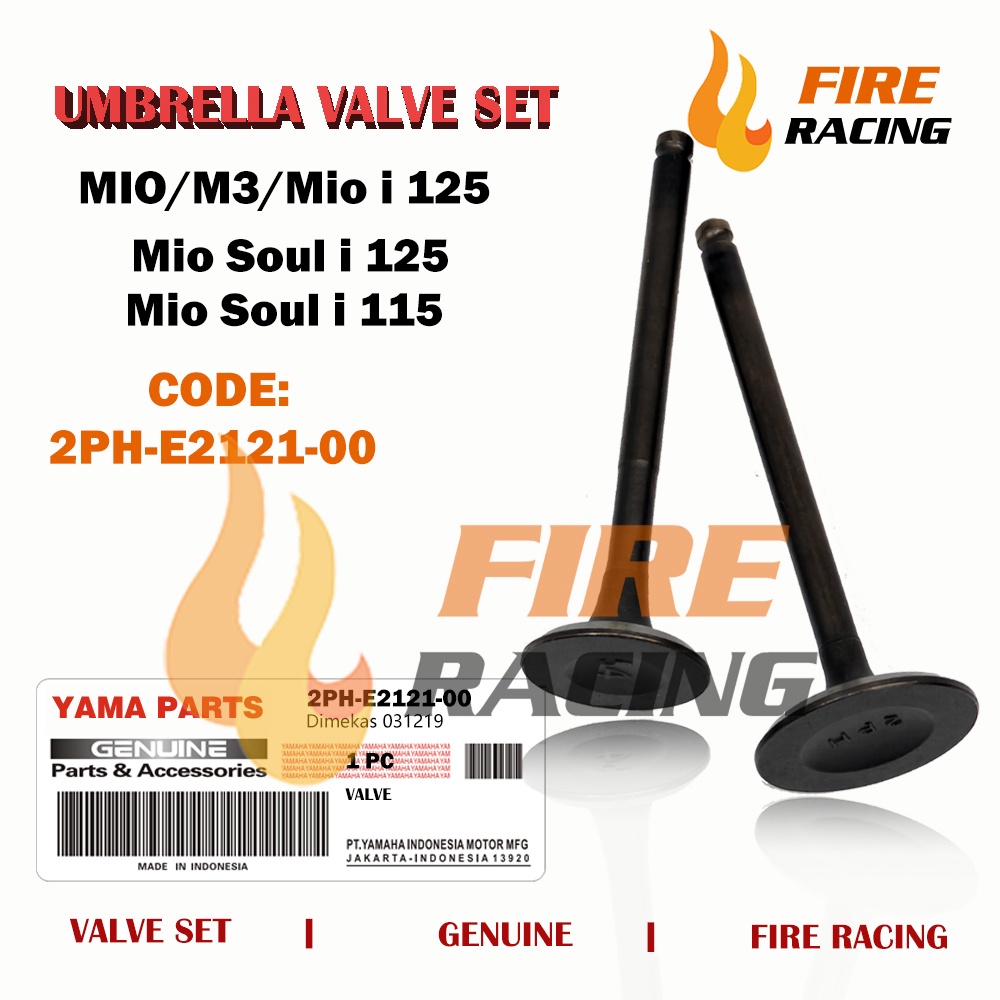 Genuine Valve SET Umbrella MIO/M3/Mio I 125 / Mio Soul I 125 / Mio Soul