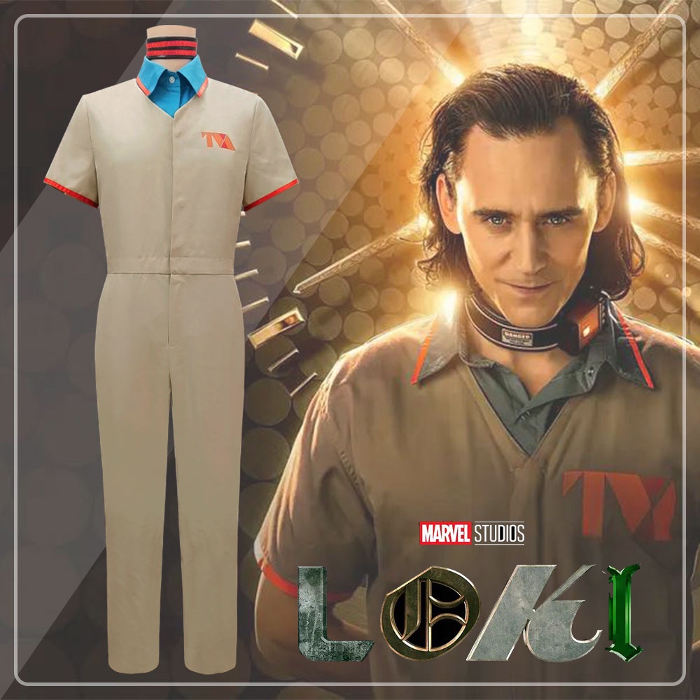 Loki cos Clothing Loki Prison Uniform Adult cosplay Jumpsuit Marvel ...