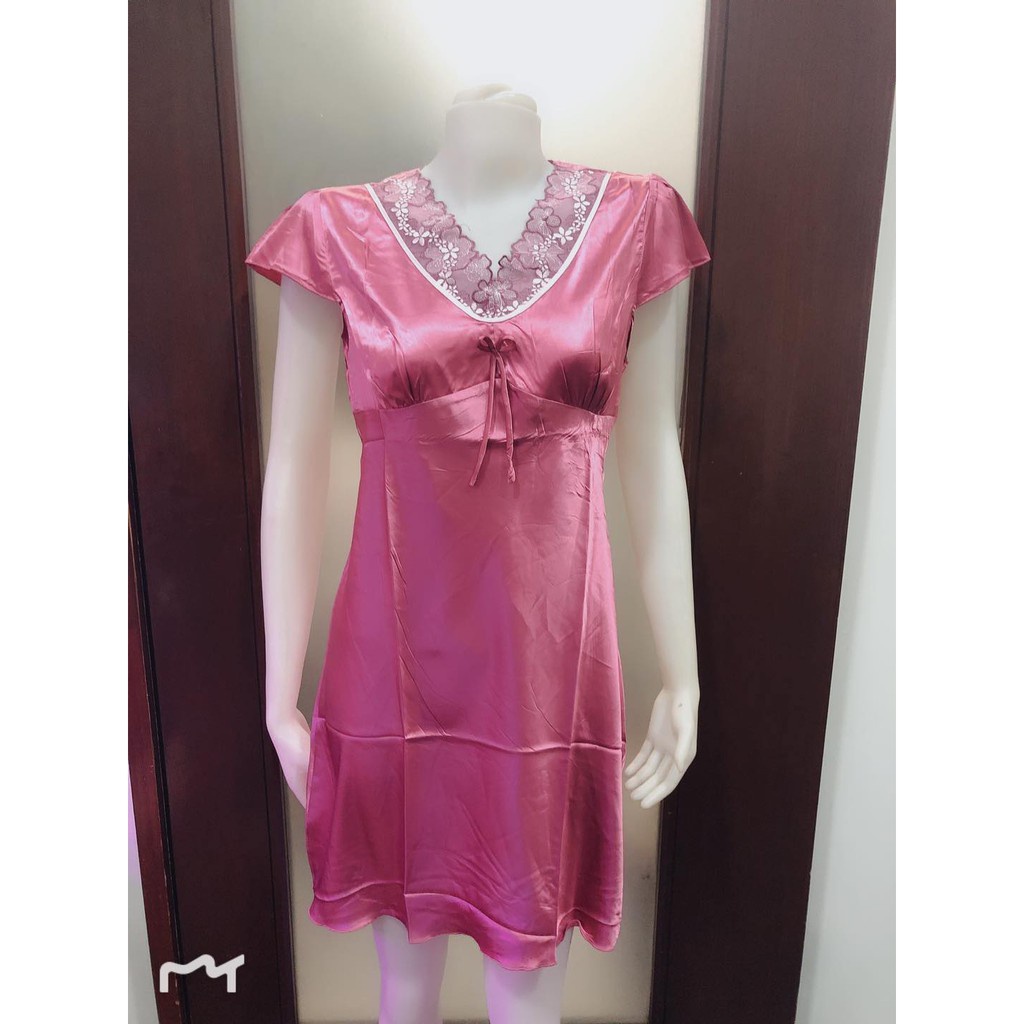 2005] D Koreanl plain pattern sling sexy home sleeping pajamas cute