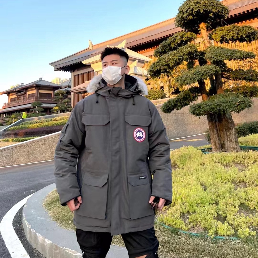 Canada Goose Men s Thickened Warm Windproof Hooded Down Jacket Ms. Oversized Fashion Casual Tops Shopee Philippines