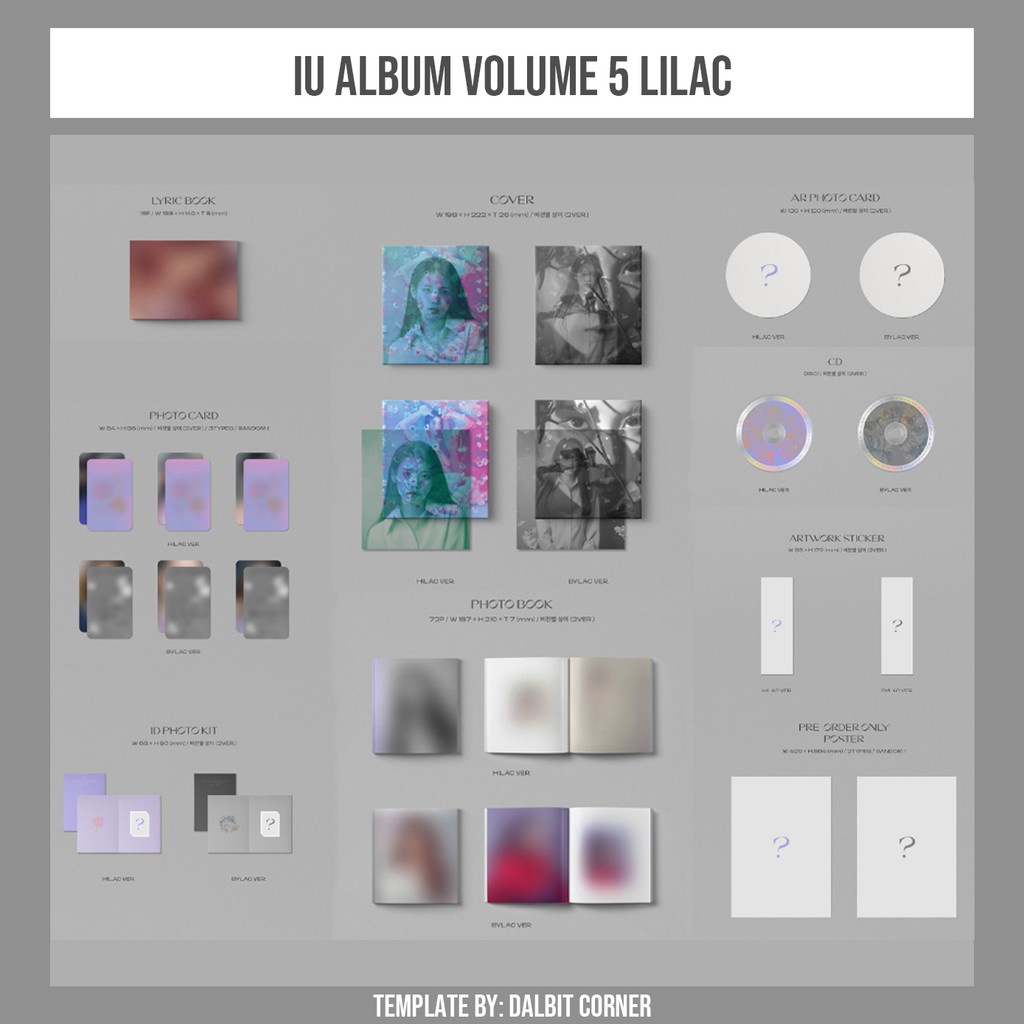 ♟iu Love Poem & Lilac Album Sealed [ Cod Onhand ] 