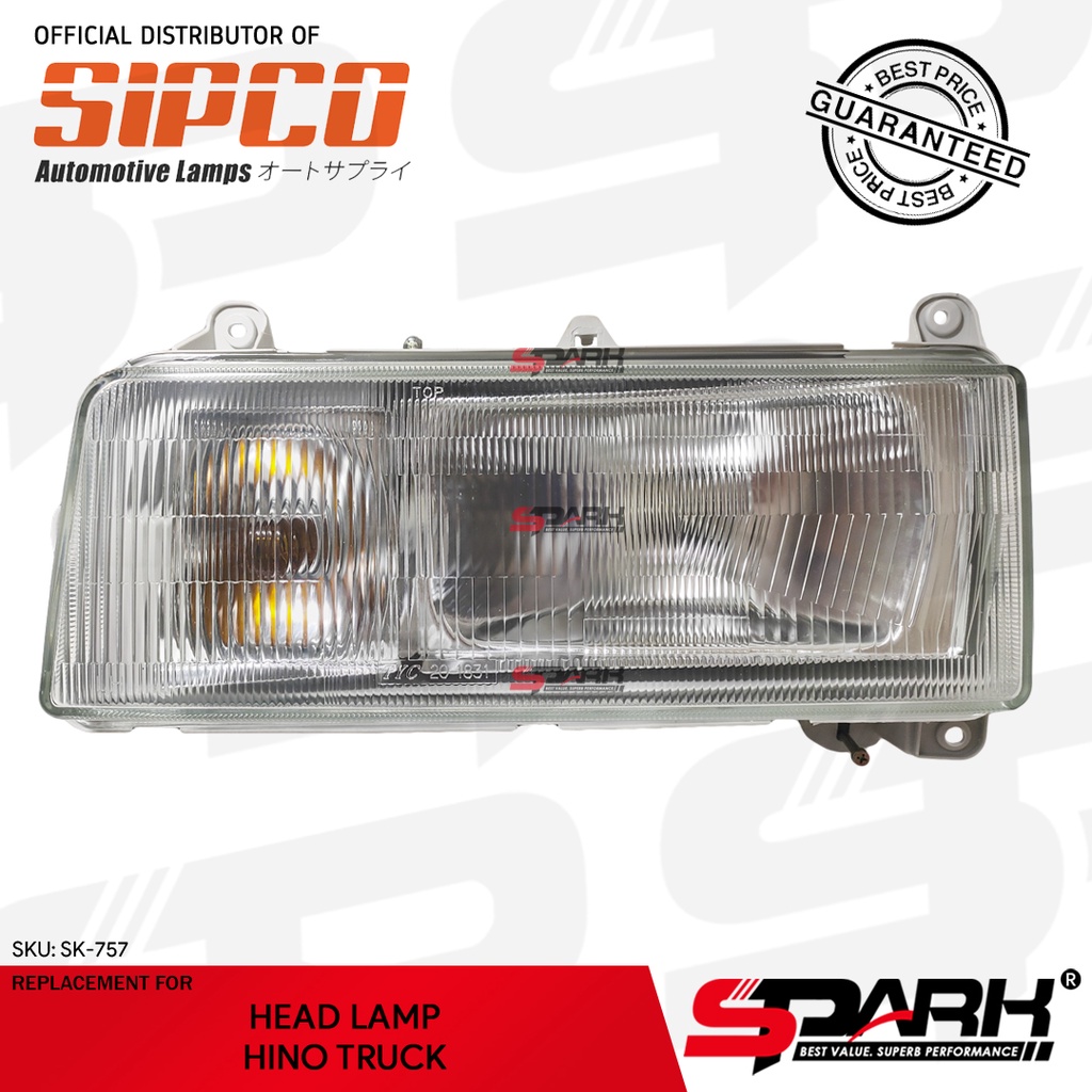 Head Lamp Head Light Headlight Hino Truck Hino MFD MFF MFG HINO LSH MGH