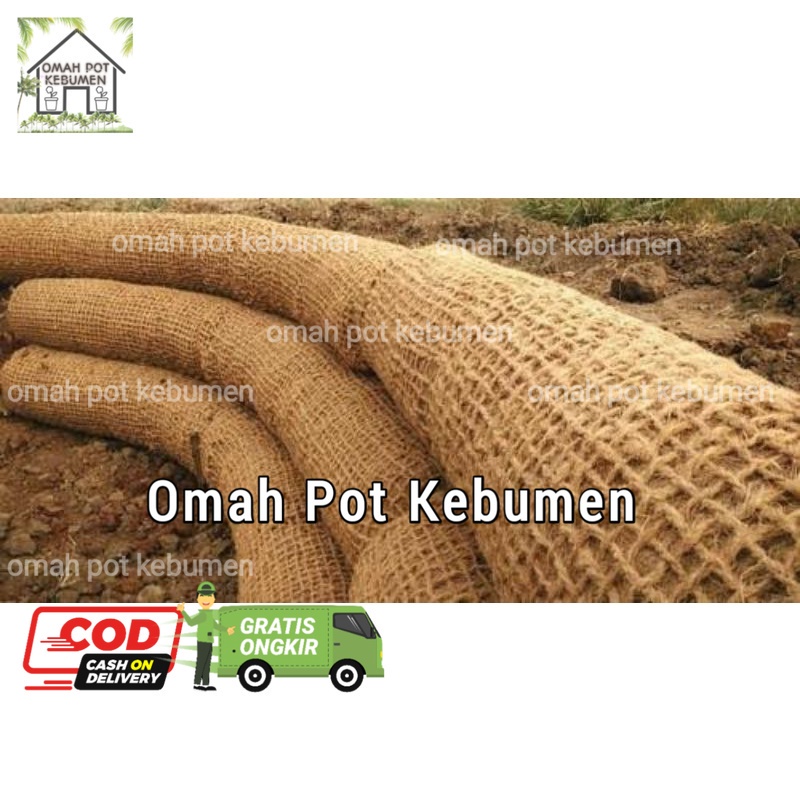Coir Coco Log Bearing Coconut Coir Netting Retaining River