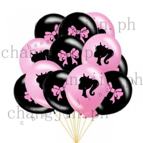 Pink Princess Balloon Barbie Balloon Party Arrangement Garland Arch Kit Number 0 9 Birthday Aluminum Foil Balloon Set Girl Birthday Party Decoration Shopee Philippines