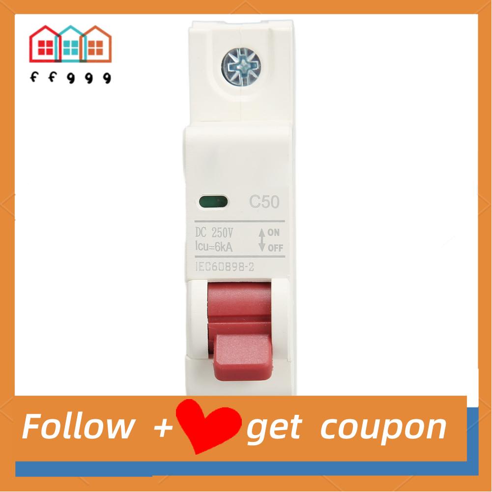 Ffggg DC Circuit Breaker PV Safe 1P 6KA Breaking Modular Design Fast