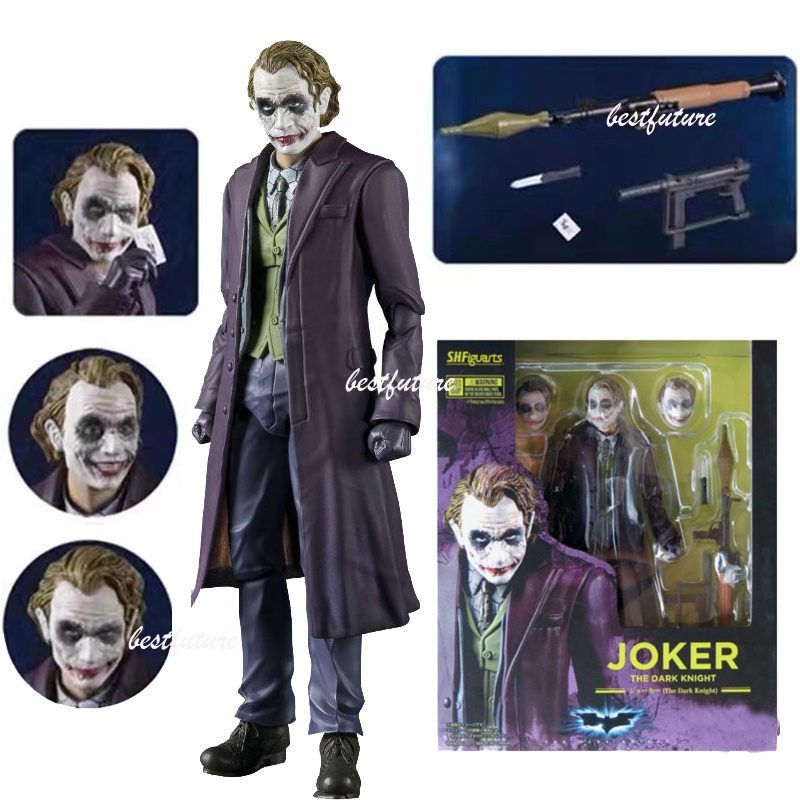 DC Anime SHF Joker The Dark Knight Sh Figuarts Action Figure 15cm Model ...