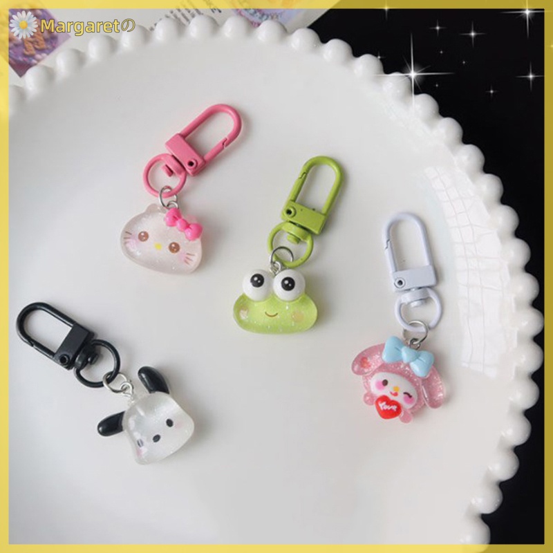 [Margaret] Cute Cartoon San Liou Fine Flashing Keychain KT Pacha Dog ...