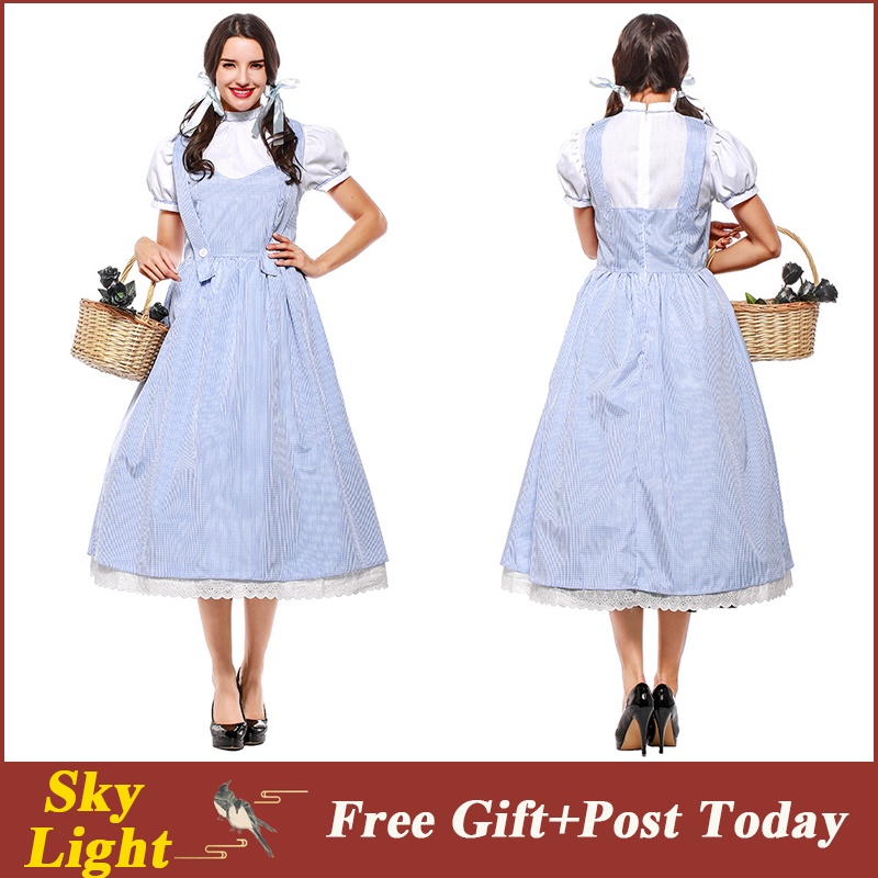 COD！Movie The Wizard of OZ Dorothy Costume for Women Dorothy Cosplay