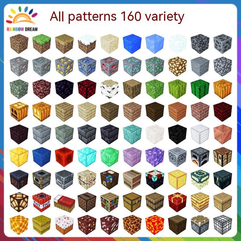 No.1: Minecraft DIY MC Magnet Toy Magnetic Cube Children's Educational ...