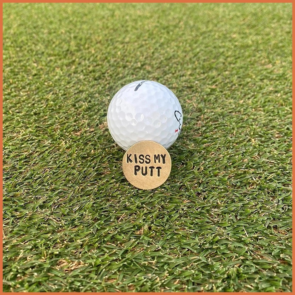 Golf Ball Position Marker 8 Pieces Golf Ball Labels Metal Engraving