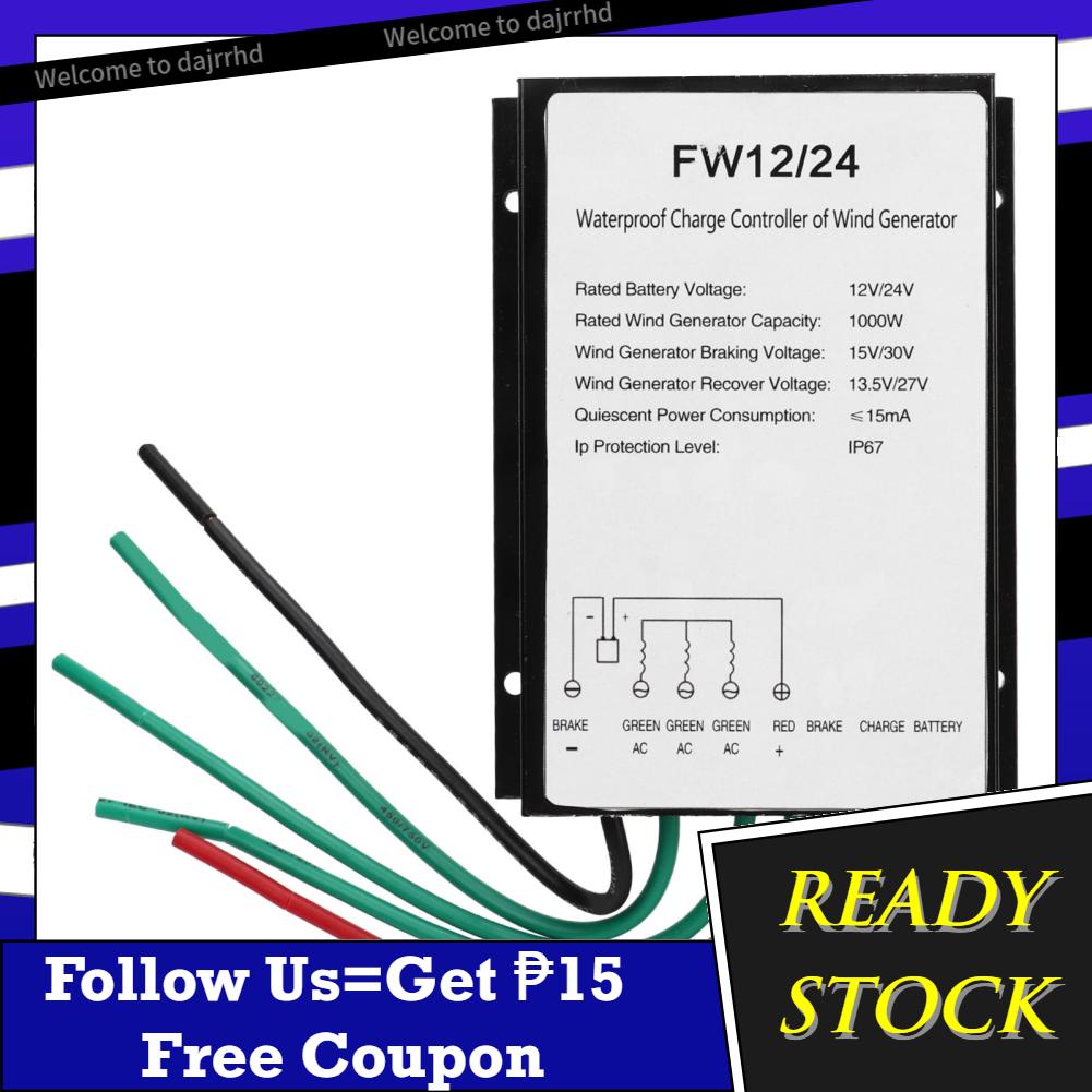 Dajrrhd Wind Turbine Charge Controller IP67 Hybrid Efficient Charging ...