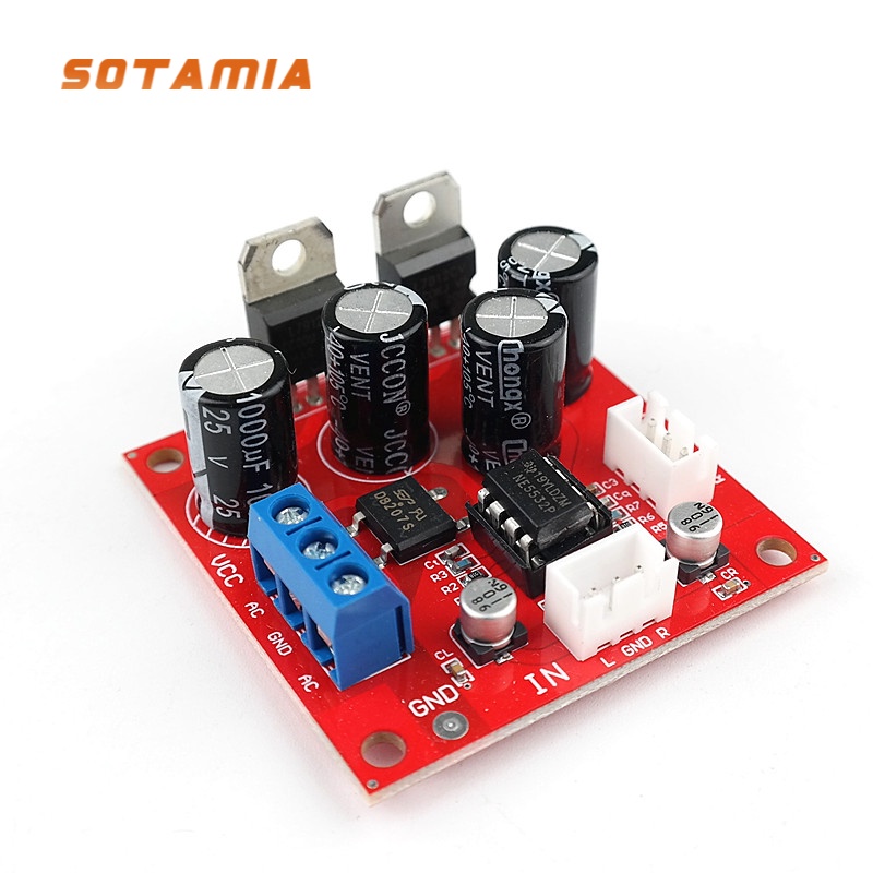 SOTAMIA NE5532 Amplifier Preamplifier Board Vinyl Record Player MM MC ...