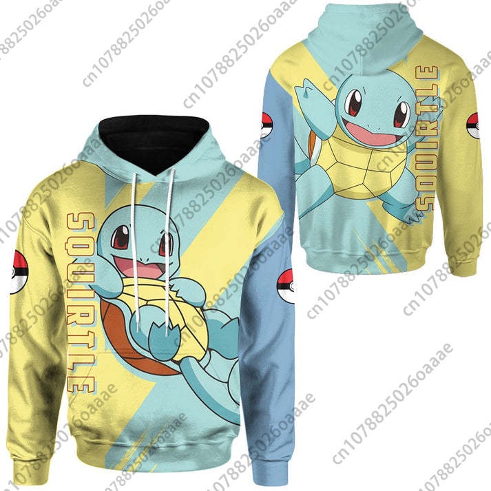 Pokemon Lugia Squirtle 3d Print Hoodie Men Women Casual Sweatshirt