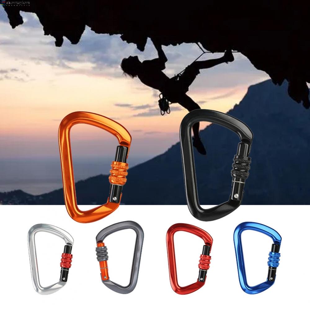 Carabiner Stuck Gate 23mm Horizontal 8KN Longitudinal 28KN O-Ring Screw ...