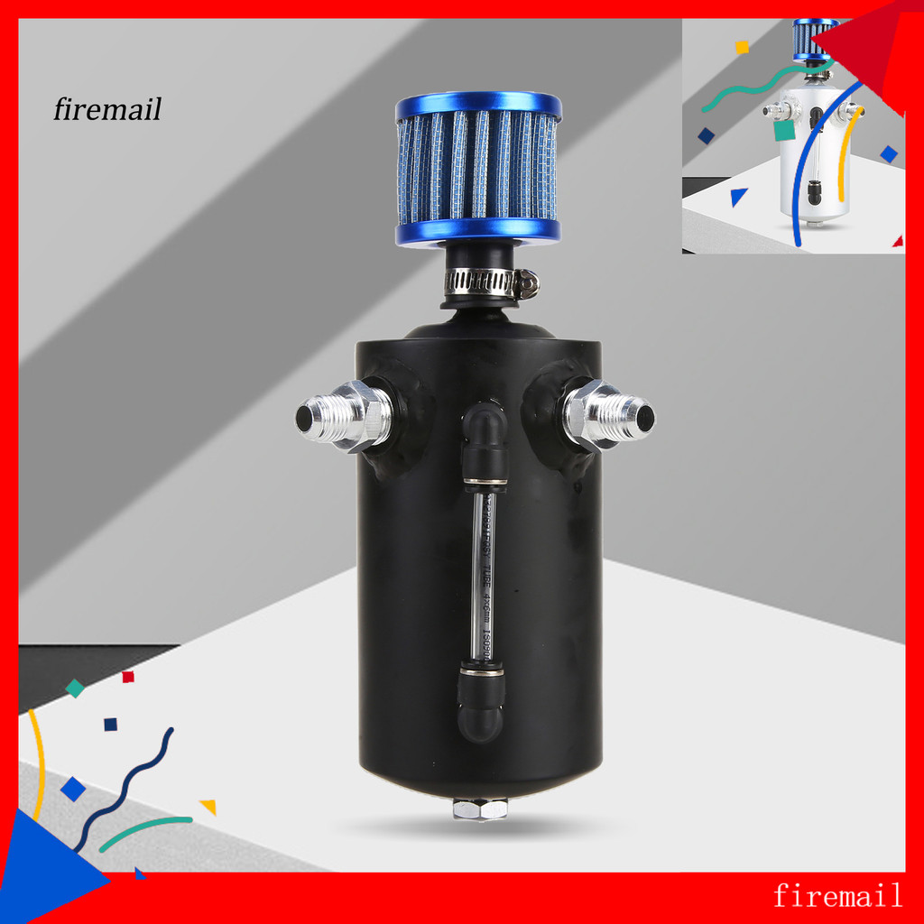 FRL Fuel Container 500ml Universal Aluminum Allo Oil Catch Tank Can ...