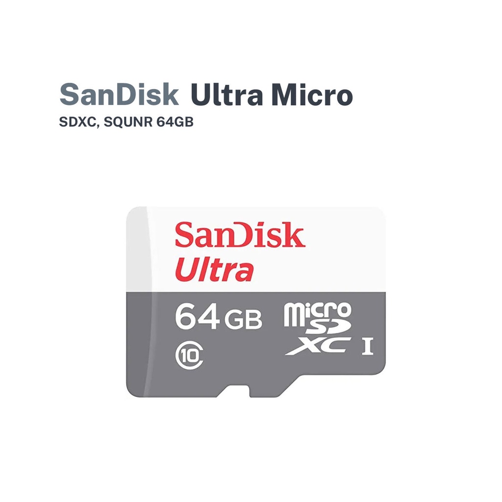 Altitude | SanDisk Ultra microSDXC, SQUNR 64GB (SDSQUNR-064G-GN3MN ...