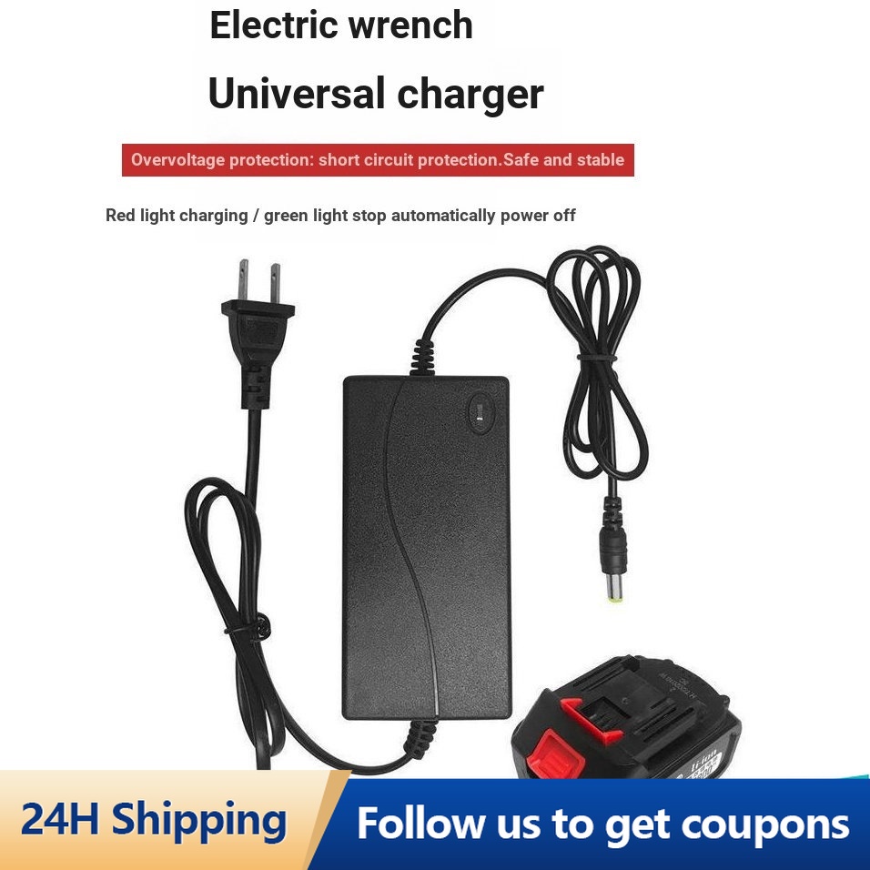 Lithium Battery Charger 21V 16.8V DC 1A Fast Charger Intelligent ...