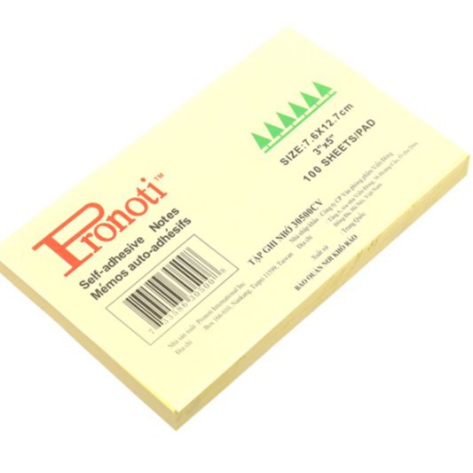 Yellow note paper 3*5 Pronoti (1 PACK) | Shopee Philippines