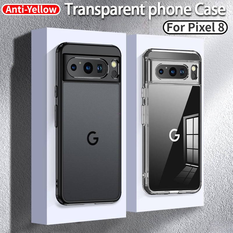 Custodia Trasparente Per Google Pixel 7 – TPU Sottile, Antigraffio E Antiurto, Ricarica Wireless, Argento - 4
