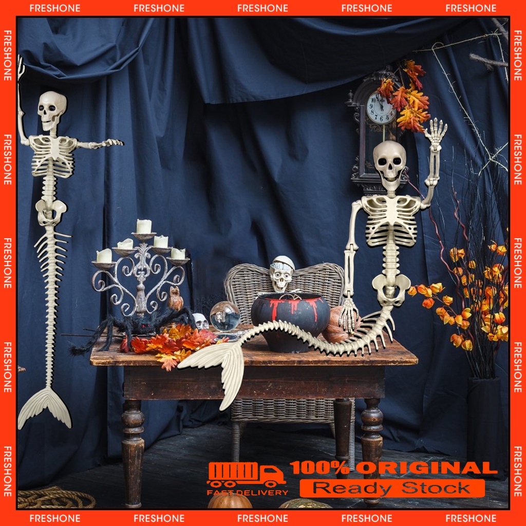 COD Skeleton Mermaid Realistic Full Body Flexible Joints Life Size