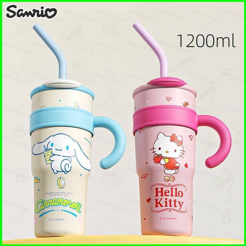 YG Sanrio Cinnamoroll 316 stainless steel Large capacity straw thermos ...