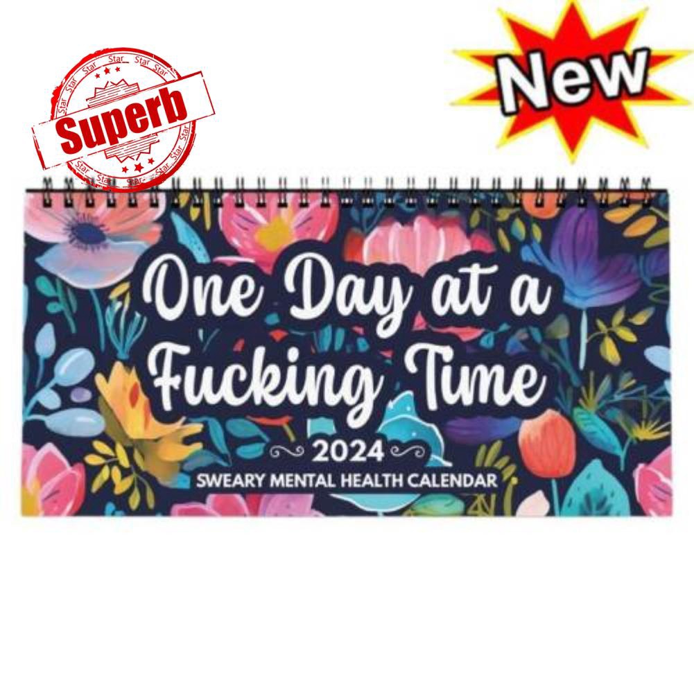 Mental Health Calendar 2024 Funny Sweary Desk Calendar With Monthly