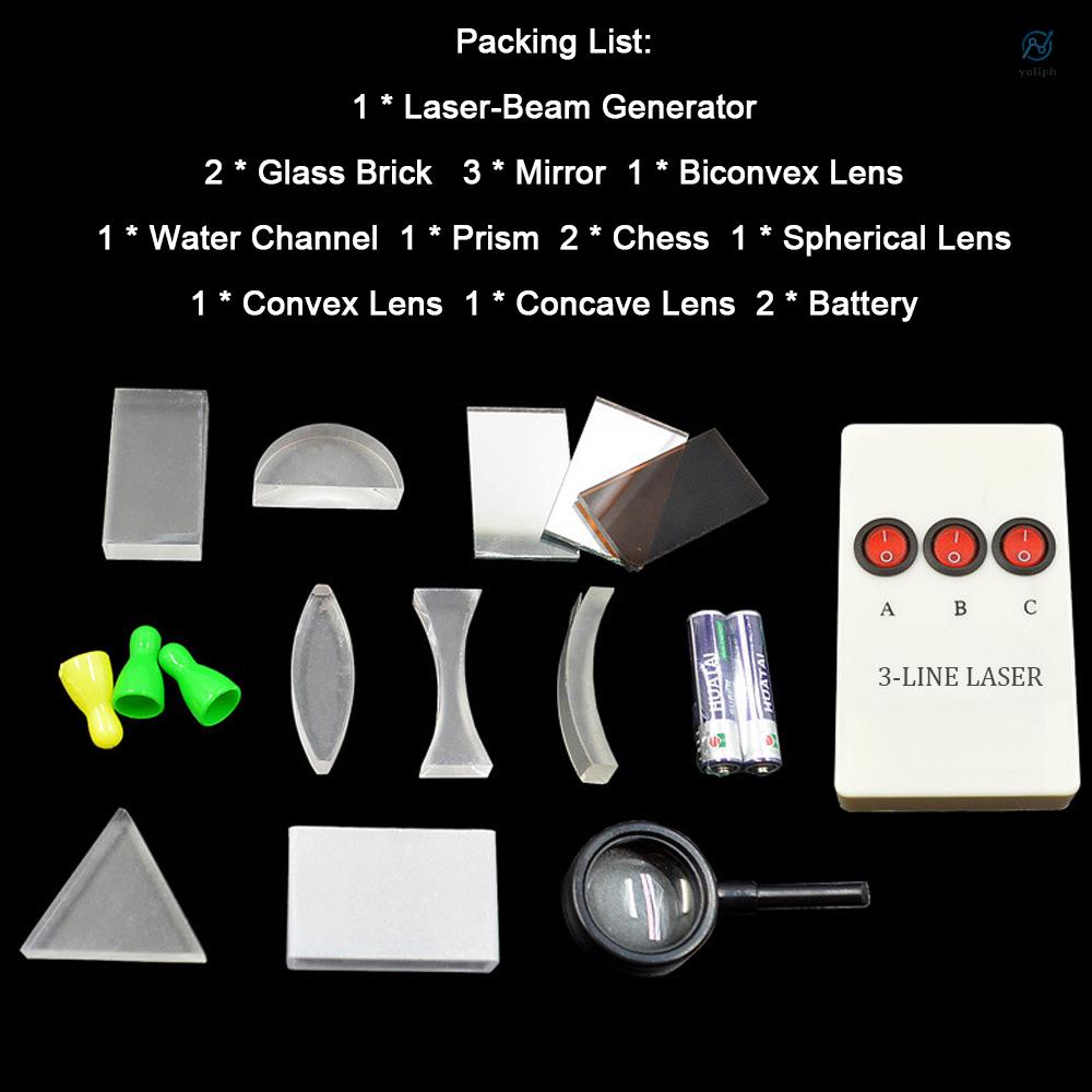 [yali]Physical Optical Kit Laboratory Equipment Optical Concave Convex ...