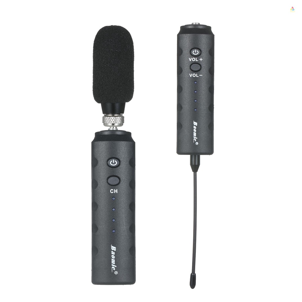 (Daybyday)Baomic Mini Wireless Microphone Receiver & Transmitter System