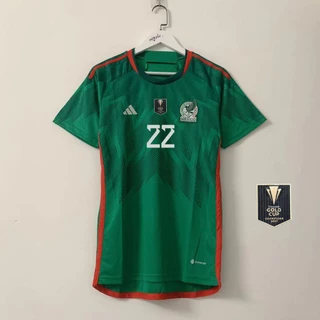 Mexico No14 J.Hernandez Green Home Soccer Country Jersey